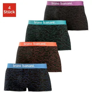 Bruno Banani Hipster Boxershorts schwarz S 4er Pack