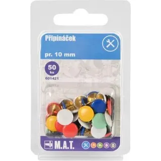 Reißzwecken Durchmesser 10mm, verschiedene Farben (50 Stück)