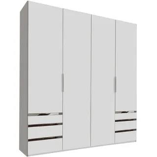 Level 200 x 216 x 58 cm weiß mit Schubladen