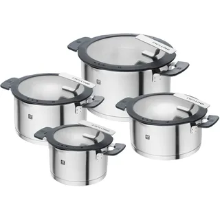 Zwilling Simplify Topf-Set 4-tlg. Bratentopf + Kochtopf + Pfanne + Deckel