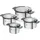 Simplify Topf-Set 4-tlg. Bratentopf + Kochtopf + Pfanne + Deckel