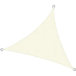 Sol Royal Sonnensegel SolVision PS9 360/360/360 cm dreieckig Creme Pe , Kunststoff , 360x360 cm , Sonnenschutz, Sonnenschirme