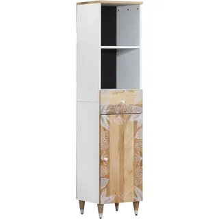 vidaXL Badschrank 38x33,5x160 cm Massivholz Mango