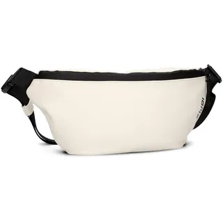 Zwei Unisex Bauchtasche Cargo CAH55 Gürteltasche 2 Liter (34 x 15 cm) wasserfestes, strapazierfähiges Hydroflex, Damen Herren Crossbody Bag mit verstellbarem Gurt mit Klickverschluss (Off-White)