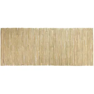 casa.pro Balkonverkleidung 500 x 200 cm Naturfarben Bambus