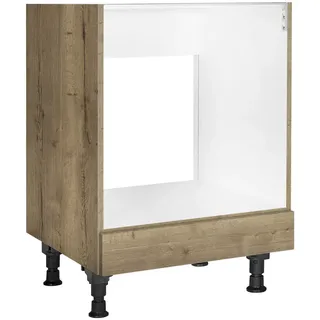 Nobilia Herdumbauschrank , Eiche dunkel , Holzwerkstoff , 1 Schublade(n) Schubladen , einzeln stellbar , 60x87x56 cm , Blauer Engel, Pefc, Goldenes M, Made in Germany, DGM-Klimapakt , Zusatzausstattung erhältlich , Küchen, Küchenmöbel, Küchenschränke, Geräteumbauschränke