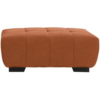 Hom`in Hocker , Orange , Textil , Uni , rechteckig , 106x40x72 cm , Stoffauswahl , Wohnzimmer, Sessel, Hocker & Hockerbänke, Sitzhocker