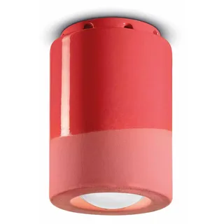 Ferroluce Riace 1 E14 rund Keramik Rot