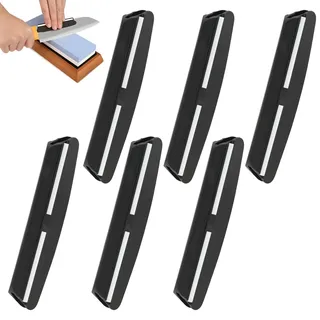 6 PCS Schleifhilfe für Messer 15 Grad, Winkelführung für Schleifstein, stabile Schärfhilfe für präzises Messerschärfen, ideal für Anfänger und gleichmäßige Schleifergebnisse