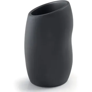 1898/14 G-Iside - Zahnputzbecher aus Kunstharz/Sand, Farbe Schwarz