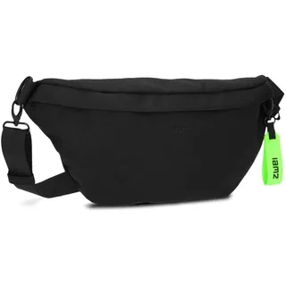 Zwei sportliche Unisex Bauchtasche Alex ALH80 Damen Herren & Teenager Hip Bag, modernes Cooles Design, Hüfttasche auch als Crossbody Bag tragbar wasserabweisend (Black)