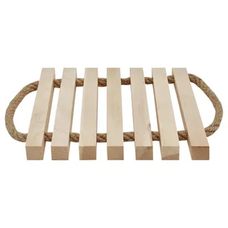 Topfuntersetzer aus Zirbenholz einzeln oder im Dreierpack V-40.10-038 - Naturbelassen