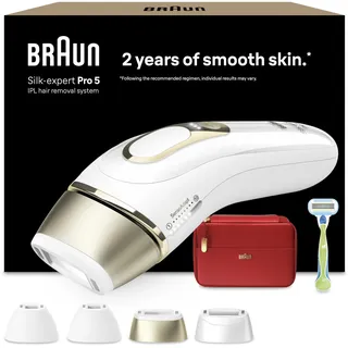 Braun IPL Haarentferner PL5382 Weiß/Gold