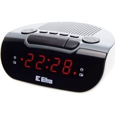 Elta, Wecker, Uhr mit Radio ZEBU 06PLL grau