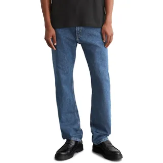 Marc O'Polo Denim Herren Jeanshose aus Bio-Baumwolle Straight Fit, Blau (Dark Blue Multi 10), W33/L34