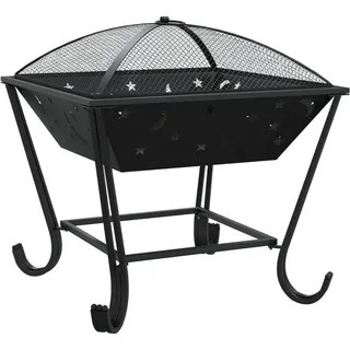 vidaXL Feuerschale mit Schürhaken 50 cm