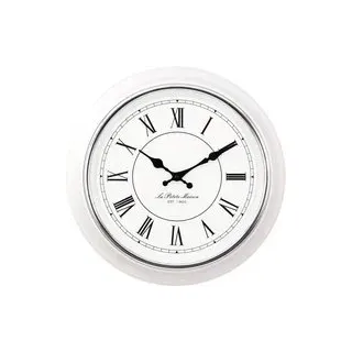 Mebus 19233 Quarz Wanduhr 40 cm x 50 mm Weiß