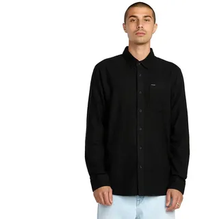Volcom Caden Solid Langarmhemd - Antique Black - XL
