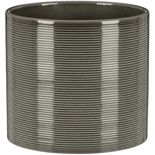 Scheurich Blumentopf 23 Ø x 21 cm Glass Grey