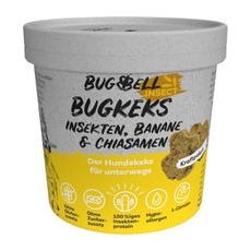 150g Insecte, banane și semințe de chia Adult BugBell BugKeks Câini