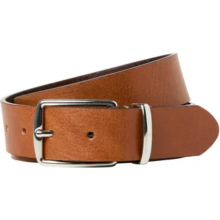 JACK & JONES Herrengürtel Leder 85 cm Braun