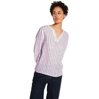 Street One Damen Gestreifte Tunika Bluse smell of lavender,38