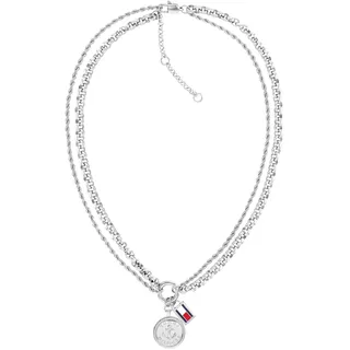 Tommy Hilfiger Jewelry Halskette mit Anhänger für Damen Kollektion aus Edelstahl - 2781023