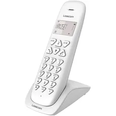 Wireless Phone Fest - Festnetz WLAN ohne Voicemail - Solo - Analoge Telefone und DECT - Logicom Vega 150 Festnetz Wireless-Weiß