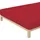 Premium Baumwolle 180 x 200 - 200 x 220 cm red deep