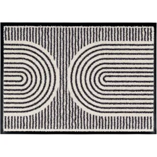 Schöner Wohnen Fußmatte Bellevue Semi-Circles 67 cm x 100 cm Creme,