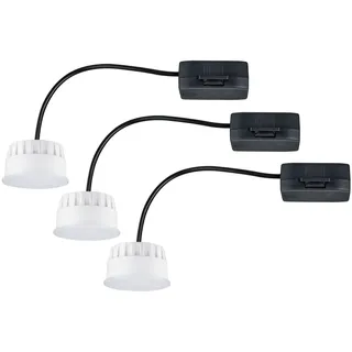 Paulmann Einbauleuchte 3er Set Coin 3x6W 2700K rund Kunststoff