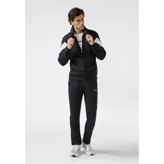 Jogginganzug CHAMPION, Herren, Gr. S (44/46), nbk, nbk, nbk, wht, Obermaterial: 55% Baumwolle, 45% Polyester, Sportanzüge Jogginganzug, für Erwachsene, sportlicher Stil, bequeme Passform