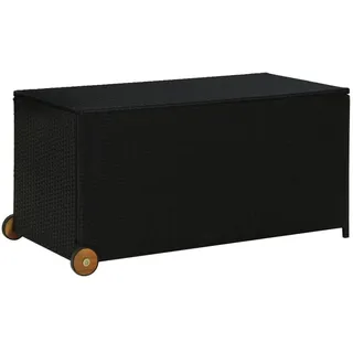 vidaXL Garten-Auflagenbox 120 x 65 x 136 cm Schwarz