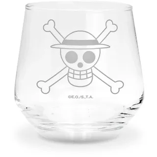 ABYSTYLE One Piece Skull Luffy Glas – Offizielles Produkt – Premium-Glas – Fassungsvermögen 300 ml