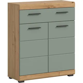 WELLTIME Unterschrank »SIENA, Breite 74cm, 2 Tür, 1 Schubkasten, 2 Fächer, MDF-Front« TOPSELLER!, in verschiedenen Farben erhältlich, Badmöbel, Badschrank, Kommode, Bad,