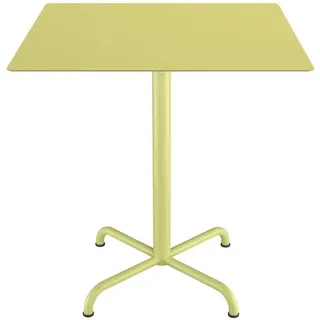 HOUE PICO Gartentisch Quadratisch 4-Fuß Gestell Lemon Zest
