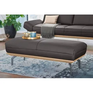 creation by rolf benz Creation BY ROLF BENZ, Polsterhocker »CR.420, Designhocker, Sitzhocker« in 2 Bezugsqualitäten, Holzrahmen in Eiche Natur oder Nussbaum,