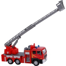Bild von Traffic Feuerwehrauto mit Drehleiter, Spielzeug, Kinderspielzeug mit Licht und Sound, 510126,