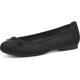 Jana Damen Ballerinas Elegant Vegan, Schwarz (Black), 39 EU