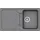 Formhaus D-100 grau Cristalite Handbetätigung 860 x 500 mm
