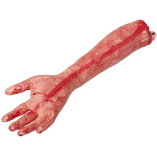 W WIDMANN MILANO Party Fashion 81606 - Abgehackter Arm in Lebensgröße, Dekoration, Horror, Halloween, Mottoparty