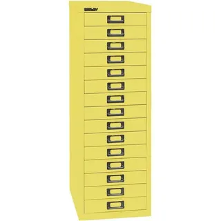 BISLEY MultiDrawer Schubladenschrank 27,9 x 38 x 86 cm gelb