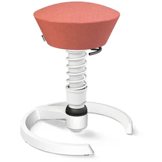 3D-Aktiv-Bürodrehstuhl Swopper aeris weiß, Designer Henner Jahns, 52-66 cm