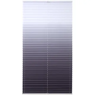 Plissee LIEDECO "Farbverlauf" Gr. 5, grau, B:90cm H:130cm, Obermaterial: 100% Polyester, Plissees, Plissee