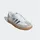 Samba Og Damen, Sneaker mit Obermaterial aus echtem Naturleder, Farbe weiß, silber Weiß