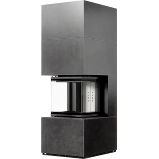 Kaminbausatz KRATKI NBC 500/500 Hoch 8 kW Ø 200 Sinter FOKOS GRAFITE - Grau