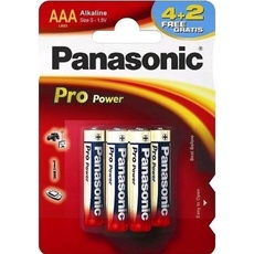 Panasonic Baterijos Panasonic Alkaline BK-LR03PPG- (6 Stk., 1/3 AAA), Batterien + Akkus