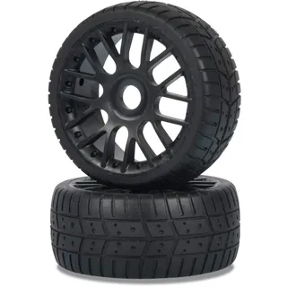 CARSON Reifen Set On-Road 1:8 Schwarz 500405840