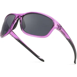 Myiaur Sport Sonnenbrillen Damen Polarisiert - Unzerbrechlich Frame Lightweight UV400 Schutz Radfahren Shades für Laufen, Angeln