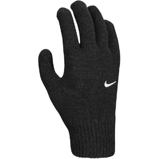 Nike Herren Swoosh Knit 2,0 Handschuhe, Schwarz/Weiß, L-XL EU